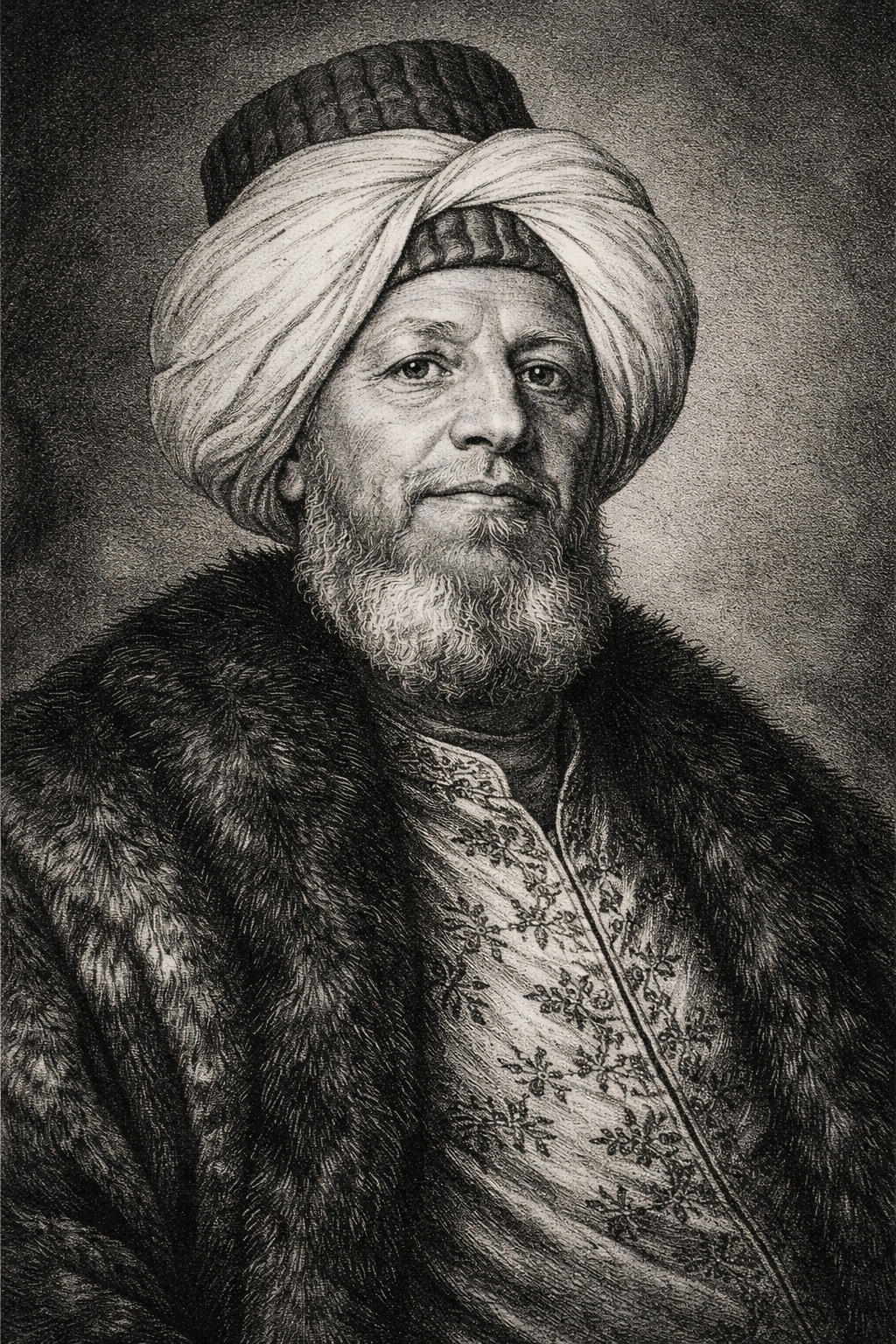 Bonneval Pacha, portrait par Liotard